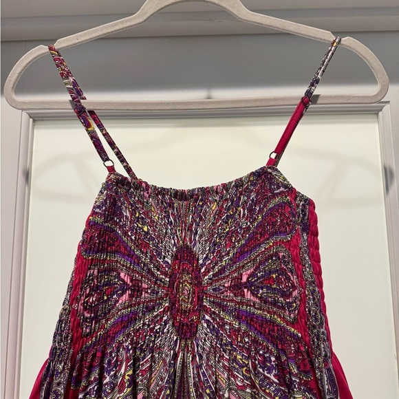 Boho India Boutique Tie Dye Print Maxi Dress One Size - Picture 6 of 12